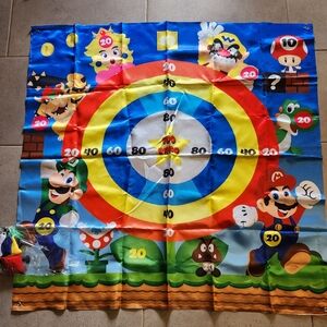 Colorful Mario Themed Lawn Bags Game